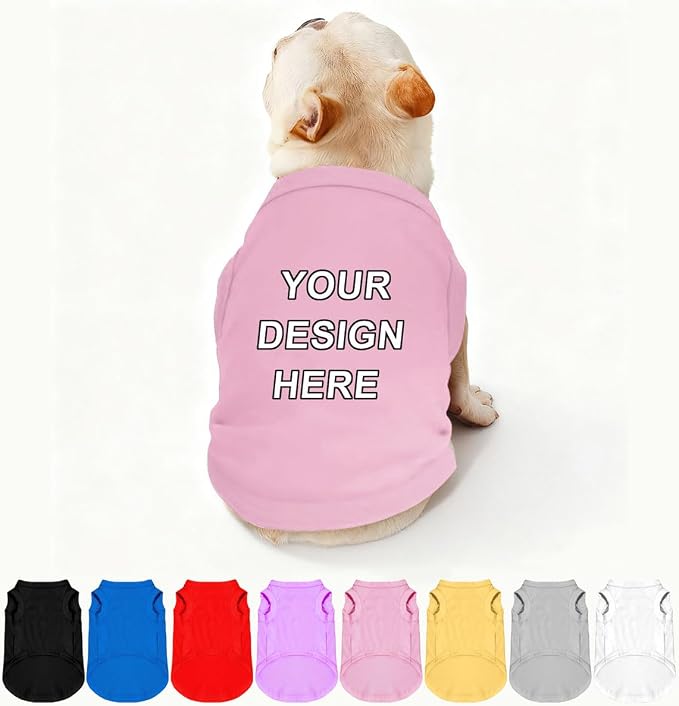 Customized Dog Shirt Custom Pet Clothes T Shirts by Plmoknijb