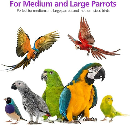 RUBY.Q Large Parrot Toy, 20in Bird Parrot Toy, African Grey and a Variety of - Image 5