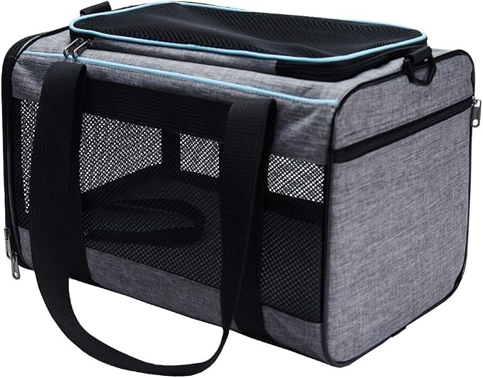 Vceoa 17.5x11x11 Inches Cat, Dog Carrier - Image 2