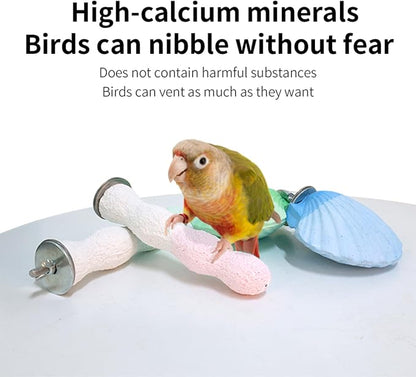 Parrot Perch Bird Perches for Cage Parrot Beak Grinding Stone Rough Surface - Image 5