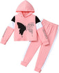 Toddler Baby Girls Clothes Long-sleeve Tie Dye Hoodie Sweatshirt Pants Hooded by Axumity