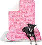 Franco Pet Barbie Super Soft Cozy Waterproof Sherpa-Backed Blanket Throw by Franco