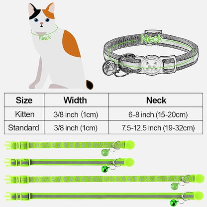 Taglory Reflective Cat Collar Breakaway - Image 6