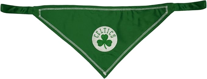 Pets First NBA Boston Celtics TIE Bandana, Size Large/X-Large. Dog Bandana - Image 2