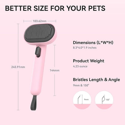 Aumuca Cat Brushes for Indoor Cats, Cat Hair Brush for Shedding, Cat Brush for - Image 9