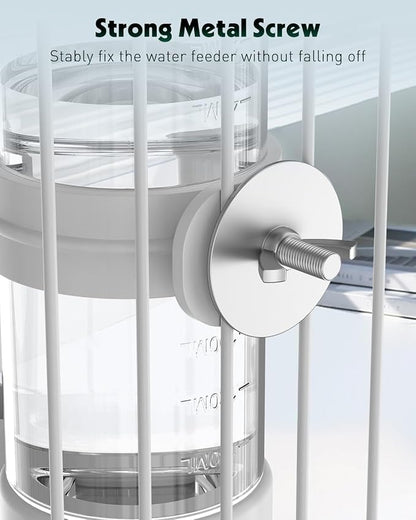 Pawfly Bird Water Dispenser, Automatic Water Feeder, Plastic Cage Water - Image 3
