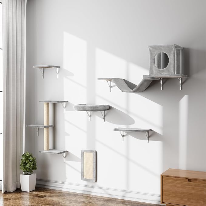 NUNU LAB Cat Wall Shelves, Indoor Cat Furniture - Image 2
