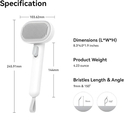 Aumuca Cat Brush for Shedding, Cat Brushes for Indoor Cats, Cat Brush for Long - Image 7