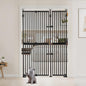 unipaws 75" High Extra Tall Cat Gate, Auto Closing and No Drilling Safety Gate by unipaws