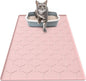 Silicone Cat Litter Trapping Mat, Large Waterproof 34" X 22" Cat Litter Box Mat by Garoopion