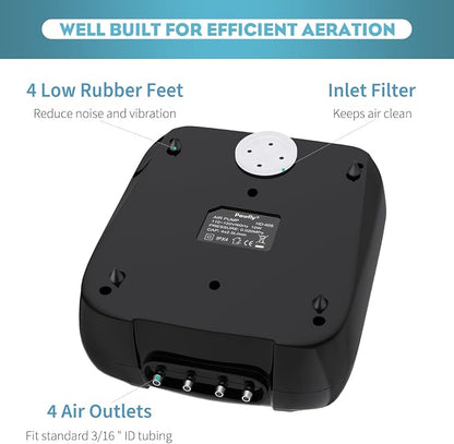 Pawfly Aquarium Air Pump Oxygen Pump - Image 4