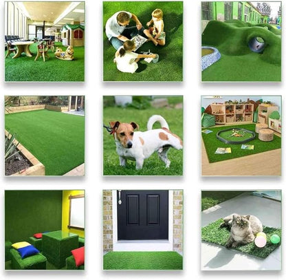 ALTRUISTIC Artificial Grass 4FTX6FT, Realistic Fake Grass Deluxe Turf Synthetic - Image 6