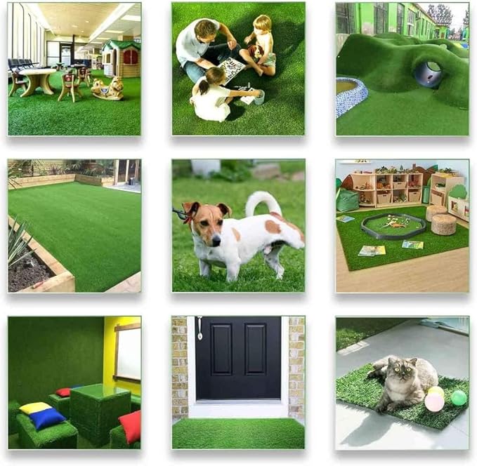 ALTRUISTIC Artificial Grass 10FTX42FT, Realistic Fake Grass Deluxe Turf - Image 6
