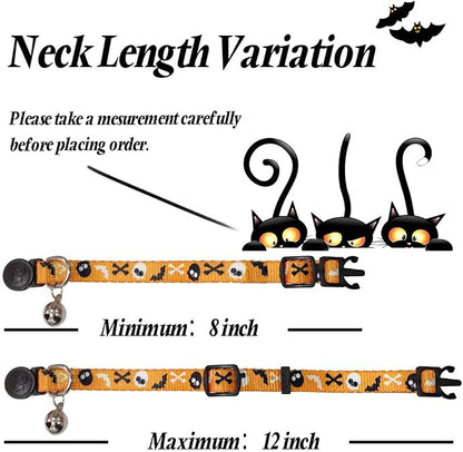 azuza 4 Pack Halloween Kitten Collars Breakaway - Image 6