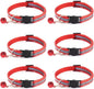 6 Pack Reflective Cat Collar by Jigichu