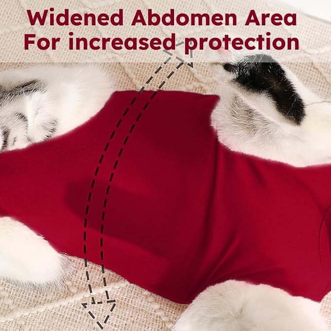 Cat Recovery Suit After Surgery, Breathable Cat Surgery Recovery Suit - Image 8