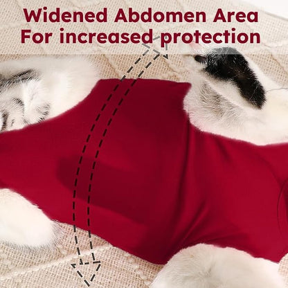 Cat Recovery Suit After Surgery, Breathable Cat Surgery Recovery Suit - Image 8