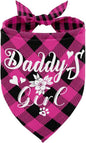 Dog Bandana, My Dad is My Hero, Dogs Scarf Classical Printing, Dogs Scarf by AUII+JO+DESIGN