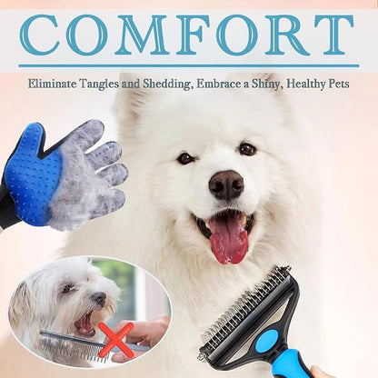Dog Brush for Shedding 2-in-1 - Image 2