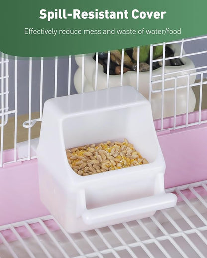 Pawfly 2 Pcs Bird Feeder, Hanging Plastic Water Dispenser - Image 7