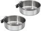 2 Pcs Medium Bird Feeding Dish Cups, Parrot Food Bowl Cage by DVHEY