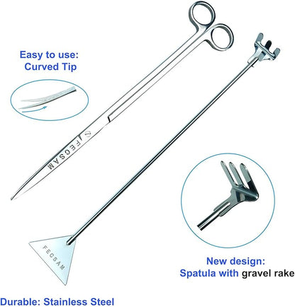 Aquarium Aquascape Tools Kit + Brush - Image 4