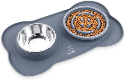 Pecute Slow Feeder Dog Bowls to Slow Down Eating, Dog Bowl Slow Feeder by pecute