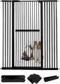 Lumizone Extra Tall Cat Gate 61.02" High Pressure Mounted Extra Wide by Lumizone