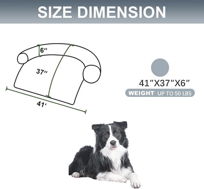 Tinaco Calming Dogs/Cats Bed Mats, Dog Pad Washable Removable Couch Cover - Image 2