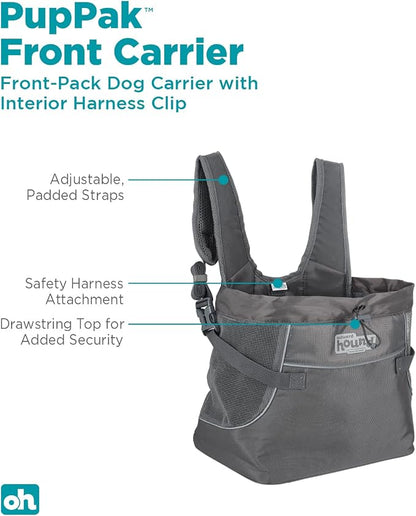 Outward Hound PupPak Dog Front Carrier, Padded Straps, Breathable Mesh - Image 2