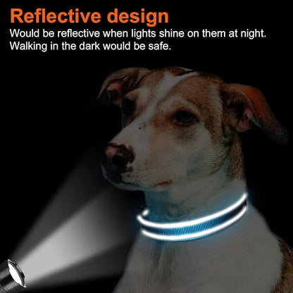 Joytale Reflective Dog Collar, Soft Neoprene Padded Breathable Nylon Pet Collar - Image 5