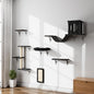 NUNU LAB Wall Mounted Cat Climber Set, Scratcher Board and Hammock, Shelves by NUNULAB