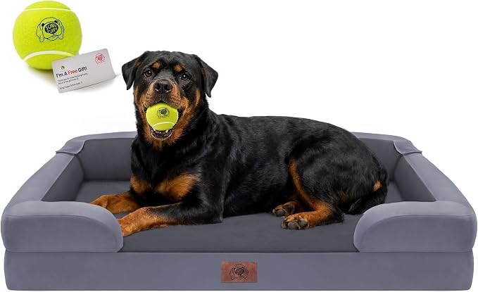 Orthopedic Dog Bed for Extra Large Dogs, XXL Waterproof Egg Crate Memory Foam - Image 8