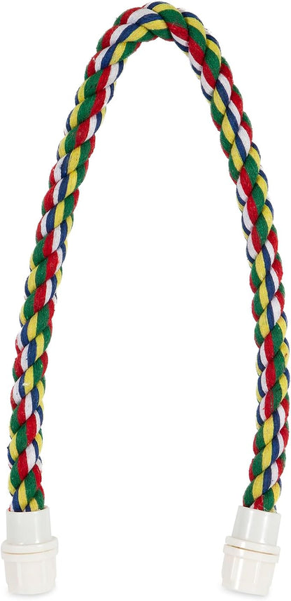 JW Pet Comfy Perch For Birds Flexible Multi-color Rope, Small - Image 3