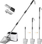 Metal Cat Litter Scoop with Holder, Solid & Durable, Deep Shovel by PETOCAT