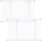Cumbor 2 Pack 29.7"-48" Baby Gate by Cumbor