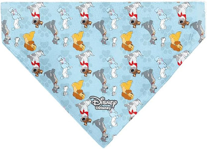 Disney Pet Bandana Disney Dogs Group Collage Paws Blues Slip On Collar Bandana - Image 2