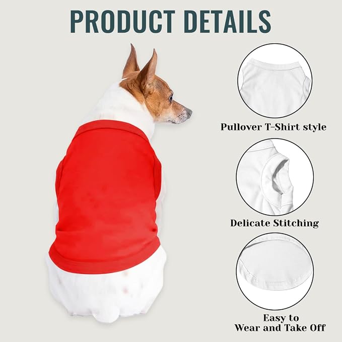 Customized Dog Shirt Custom Pet Clothes T Shirts - Image 4