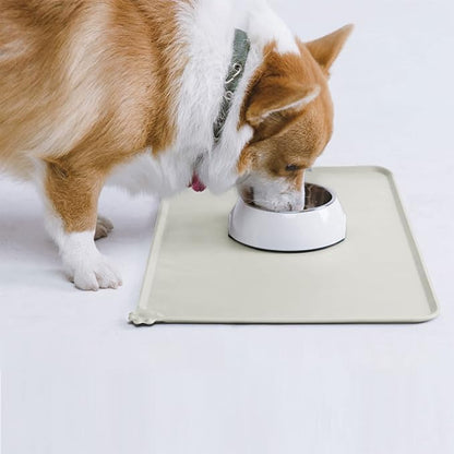 AUDWUD Silicone Waterproof Dog Cat Pet Feeding Mats, Anti-Slip Pet Bowl Mats - Image 7