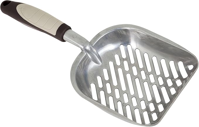 Petmate Metal Cat/Kitty Litter Scoop, Deep Shovel, Premium Non-Stick Large by Petmate