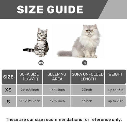 Hollypet Cat Bed Fluffy Plush Mutifuctional Double-Layer Soft Pet Couch - Image 8