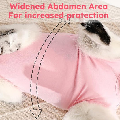 Cat Recovery Suit After Surgery, Breathable Cat Surgery Recovery Suit - Image 5