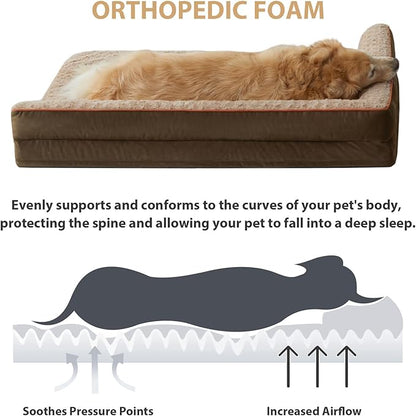 BFPETHOME Orthopedic Dog Beds for Large Dogs-Waterproof Sofa Dog Bed - Image 3