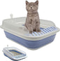 Collapsible Kitten Litter Box, Open Small Cat Litter Box by chuyouan