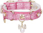PetsHome Cat Collar, Dog Collar, PU Leather Adjustable Pet Collar by PetsHome