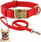 Silicone Dog Collar and Leash Set, Waterproof & Odor-Proof Puppy Collar by Ben+%26+Fellows