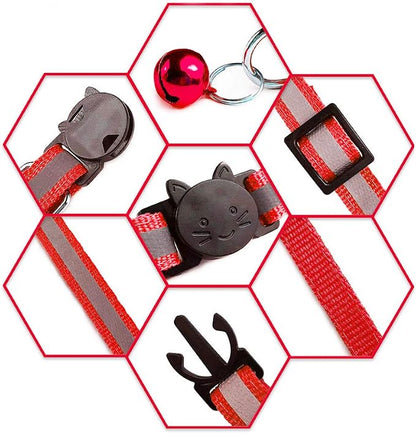 Breakaway Reflective Nylon Cat Collars - Image 3