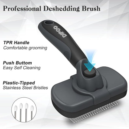 Self-Cleaning Deshedding Brush for Dogs & Cats - Image 2