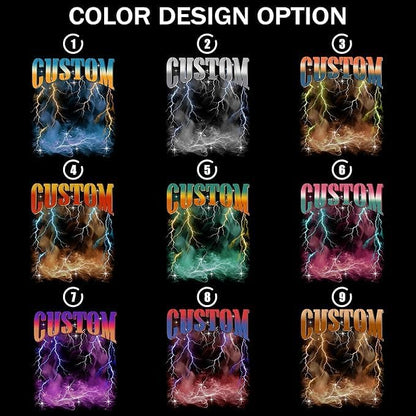 H-DEWALL Custom T Shirts Mineral Wash Tshirt Bootleg Rap Tee Customized Gifts - Image 4