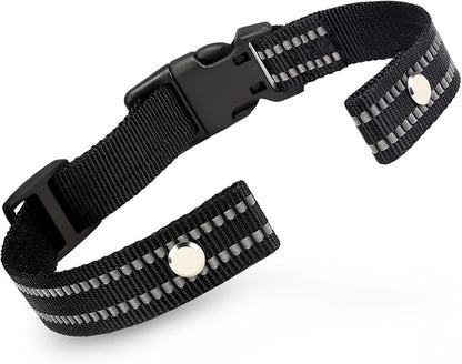 Collar Replacement Strap, Reflective Replacement Nylon Collar Strap Dog GPS by ODOKELE